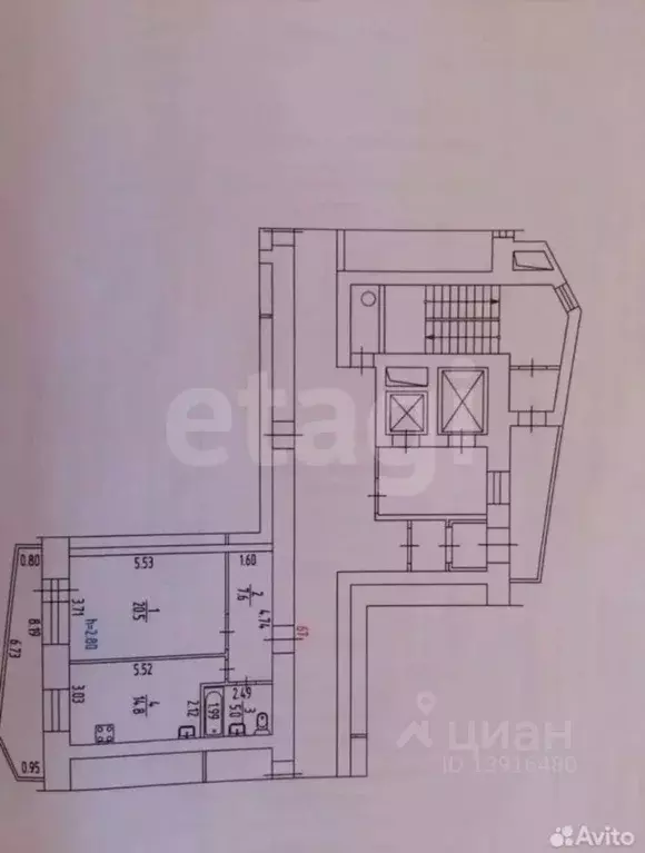 1-к кв. Пермский край, Пермь ул. Мильчакова, 28А (47.9 м) - Фото 2