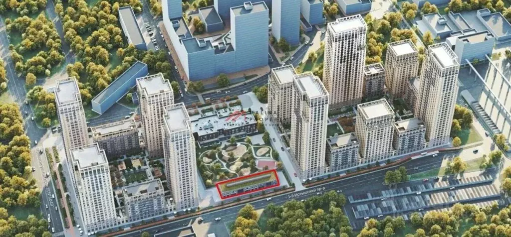 Торговая площадь в Москва Квартал Метроном жилой комплекс (635 м) - Фото 1