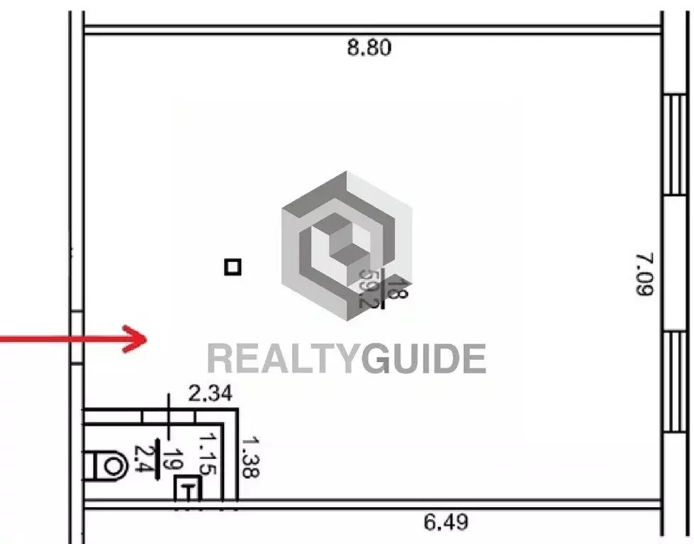 Офис в Москва ул. Водников, 2 (62 м) - Фото 1