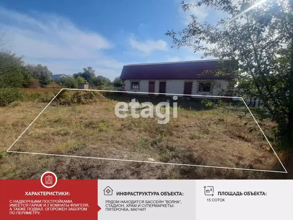 Участок в Белгородская область, Валуйки Молодежный пер. (15.5 сот.) - Фото 2