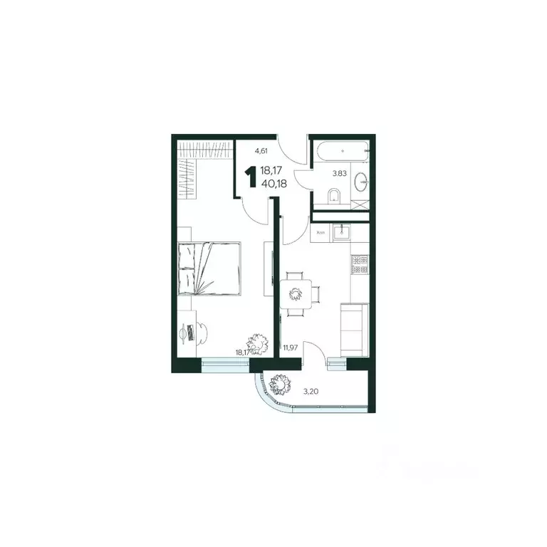 1-к кв. Московская область, Химки Сходня мкр, Первомайская ул., ... - Фото 1