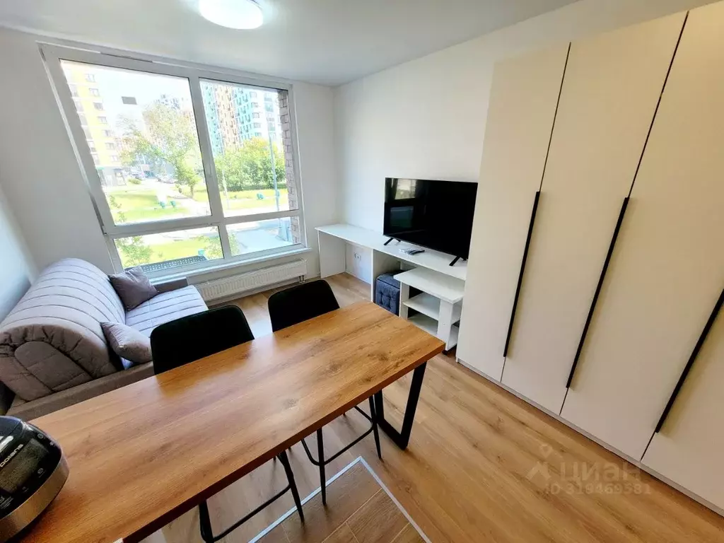 Студия Москва Производственная ул., 17 (22.0 м) - Фото 1