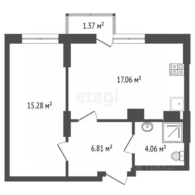 1-к кв. Ростовская область, Ростов-на-Дону Соборный пер., 98 (44.6 м) - Фото 0