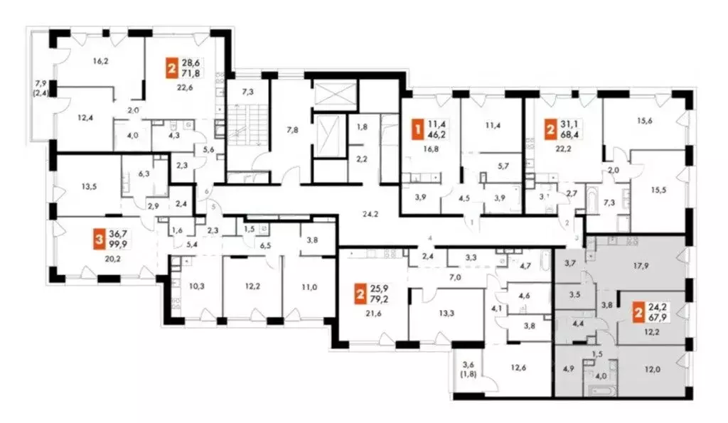 3-комнатная квартира: Москва, Снежная улица, 22с3 (68.4 м) - Фото 1
