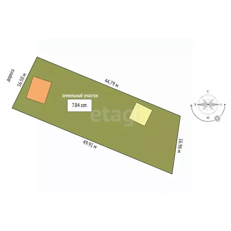 Участок в Саха (Якутия), Якутск Марха мкр, ул. Чистый Родник (7.8 ... - Фото 2