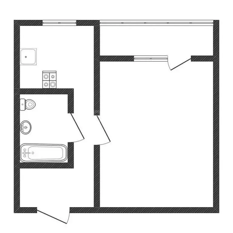 1-комнатная квартира: Черкесск, проспект Ленина, 61 (31.5 м) - Фото 2