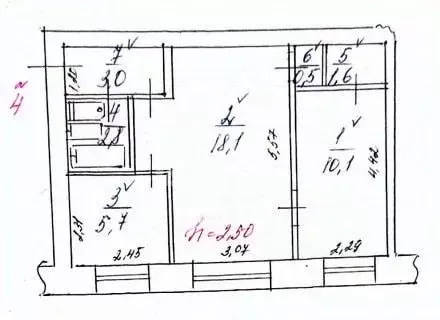 2-к кв. Забайкальский край, Шилкинский район, Первомайский пгт 2Б ... - Фото 2