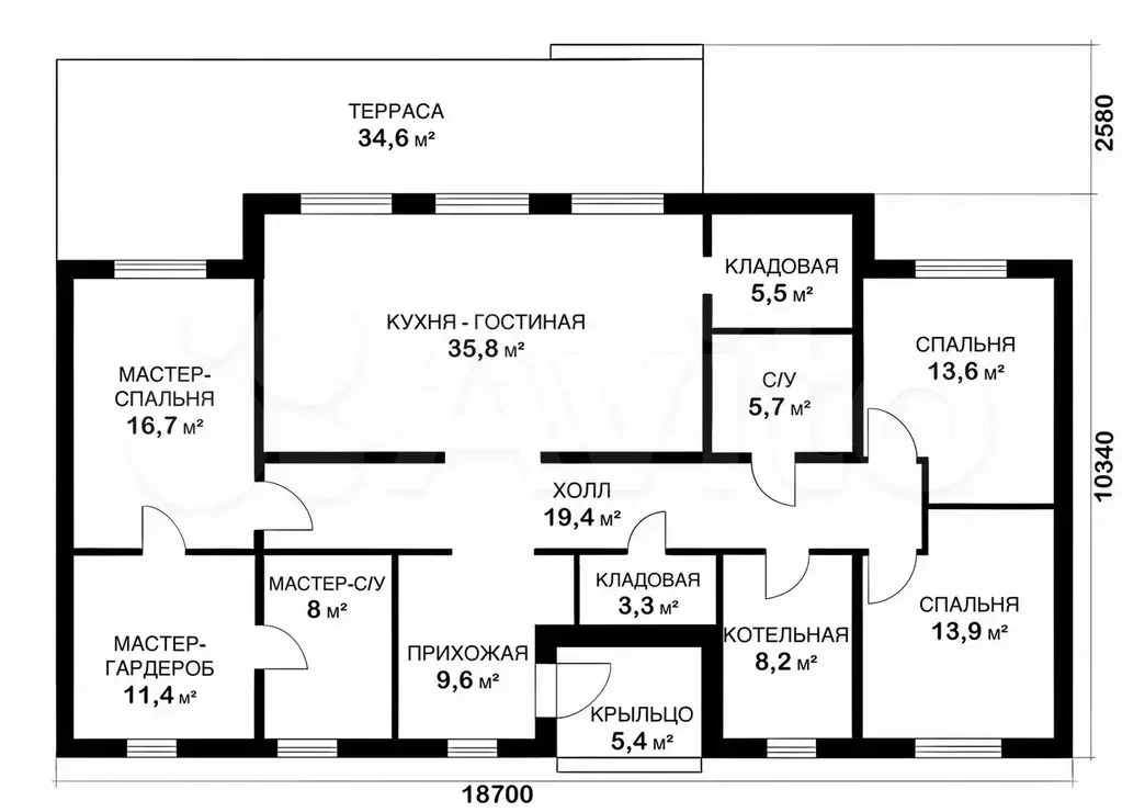 Дом 150 м на участке 8 сот. - Фото 0
