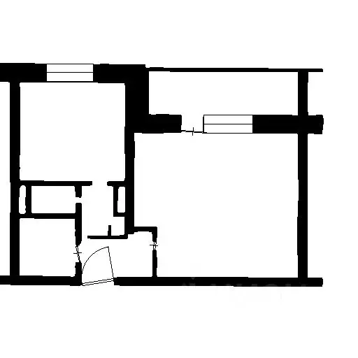 1-к кв. Новосибирская область, Новосибирск ул. Петухова, 14/2 (36.0 м) - Фото 2