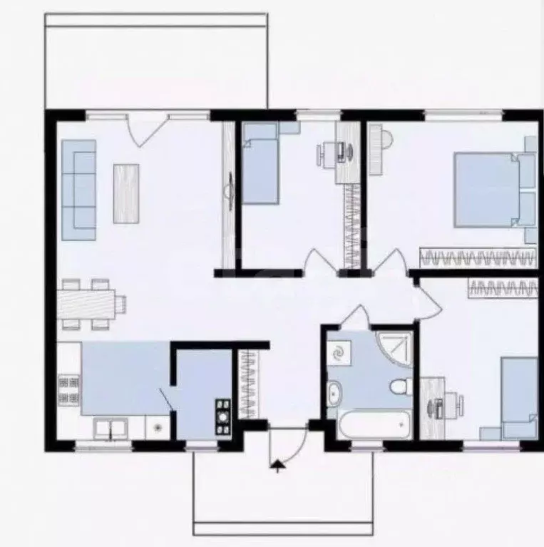 Дом в Белгородская область, Белгородский район, Разумное рп ул. ... - Фото 2