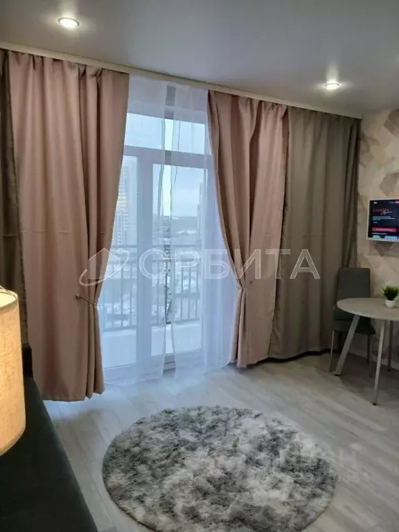 Студия Тюменская область, Тюмень ул. Краснооктябрьская, 16 (23.34 м) - Фото 1