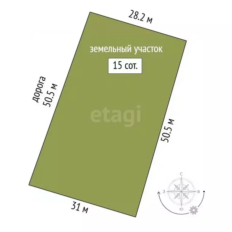 Участок в Вологодская область, Вологда Великоустюгская ул. (15.0 сот.) - Фото 2
