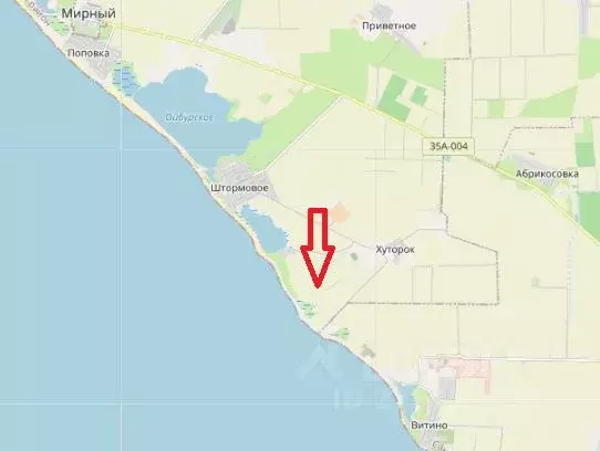 Участок в Крым, Сакский район, с. Штормовое  (6.0 сот.) - Фото 1