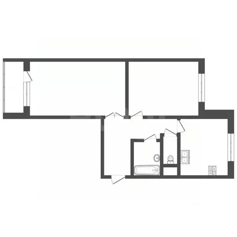 2-к кв. Московская область, Мытищи ул. Борисовка, 28А (58.4 м) - Фото 1