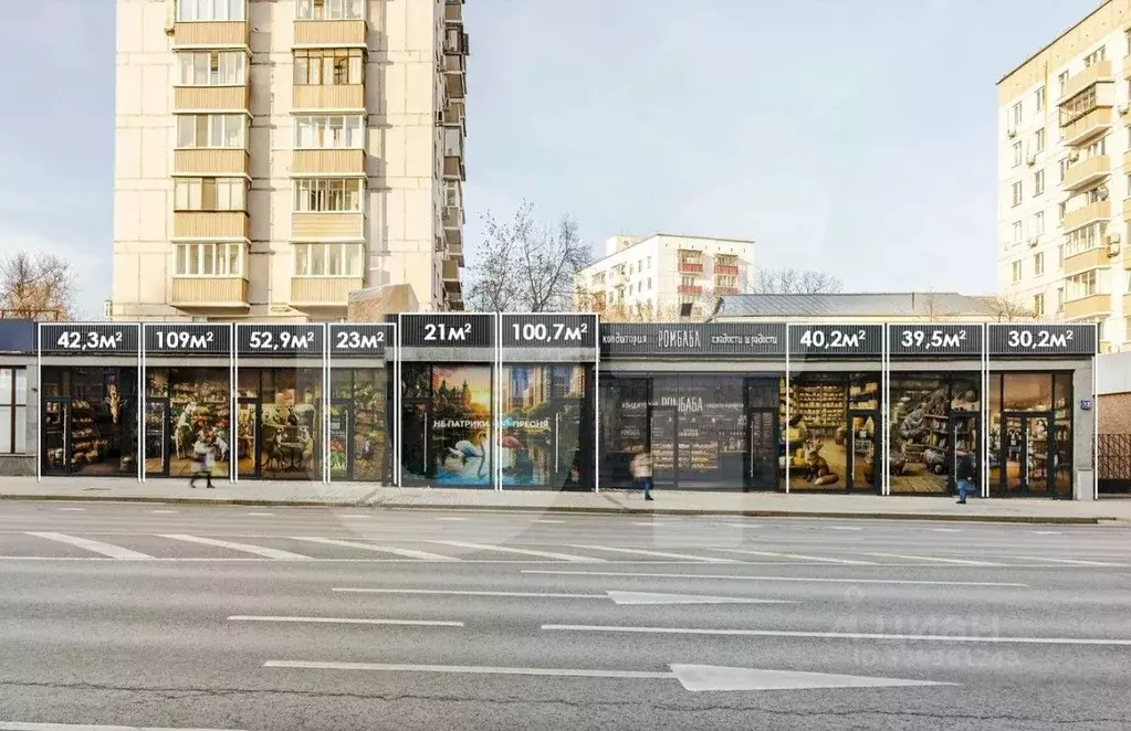 Помещение свободного назначения в Москва ул. Красная Пресня, 12 (109 ... - Фото 1