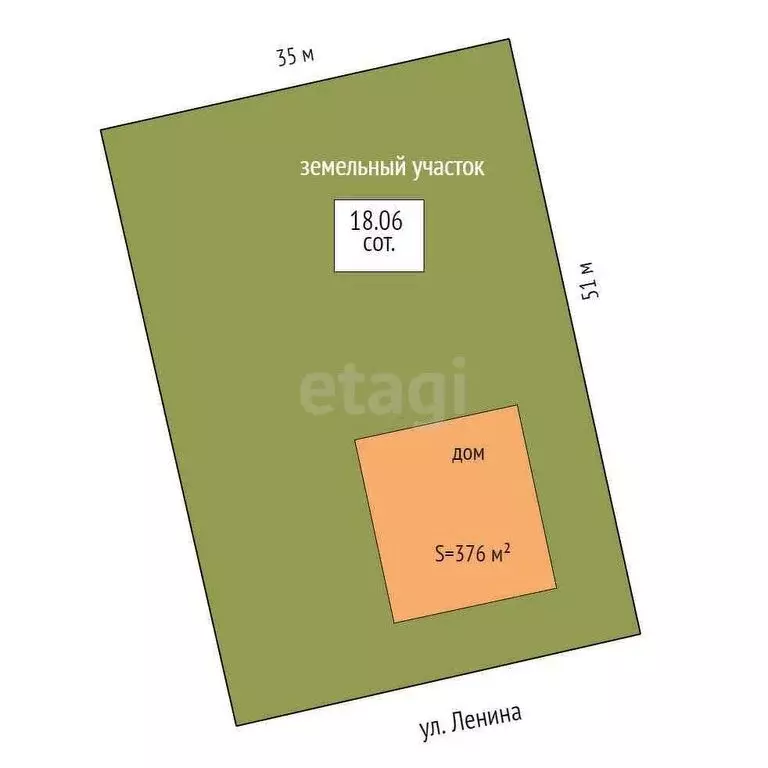 Дом в село Исетское, улица Ленина (376 м) - Фото 1