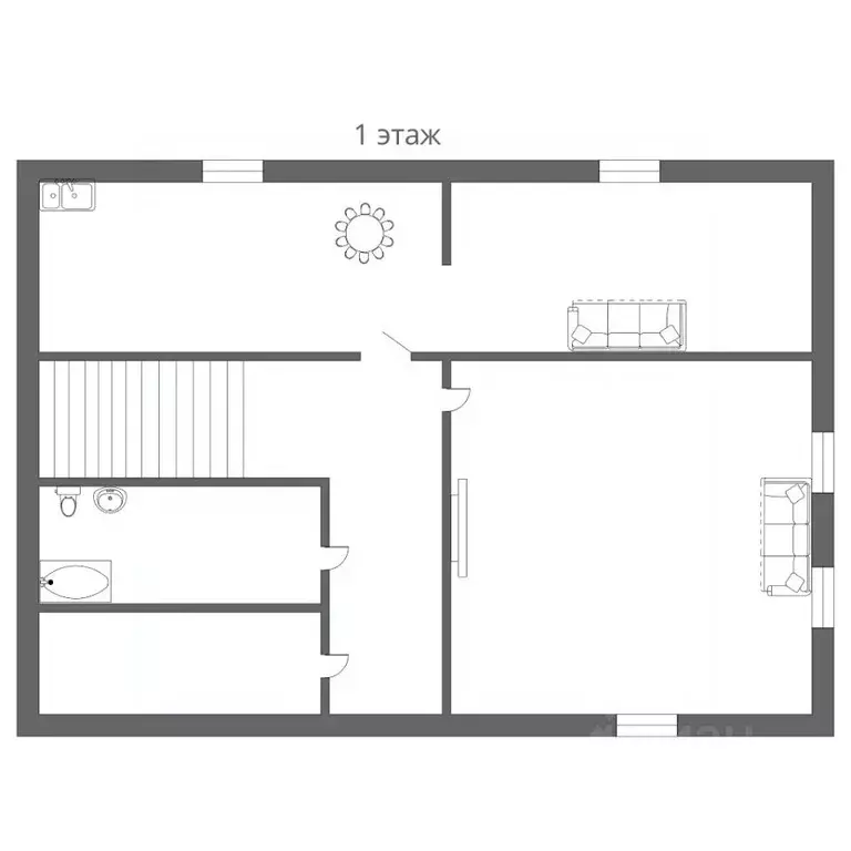 Коттедж в Омская область, Омск Славная ул. (226 м) - Фото 1