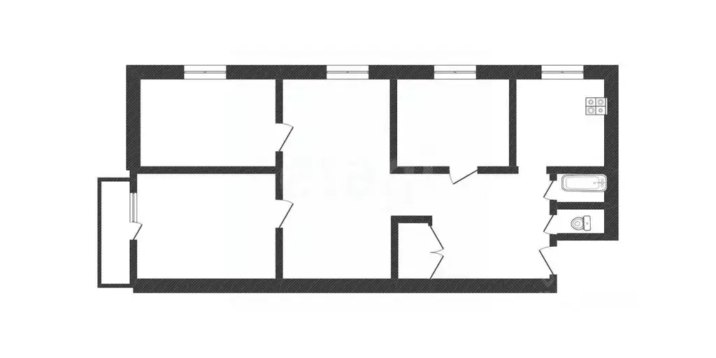 4-к кв. Смоленская область, Ярцево Школьный пер., 10 (61.3 м) - Фото 2