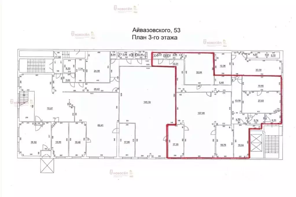 Офис в Свердловская область, Екатеринбург ул. Айвазовского, 53 (296 м) - Фото 2