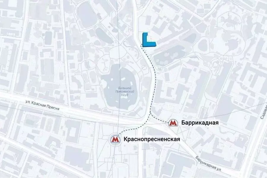 Помещение свободного назначения в Москва Большая Грузинская ул., 12 ... - Фото 1