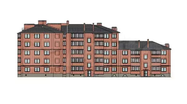 1-к. квартира, 36,8 м, 1/6 эт. - Фото 1