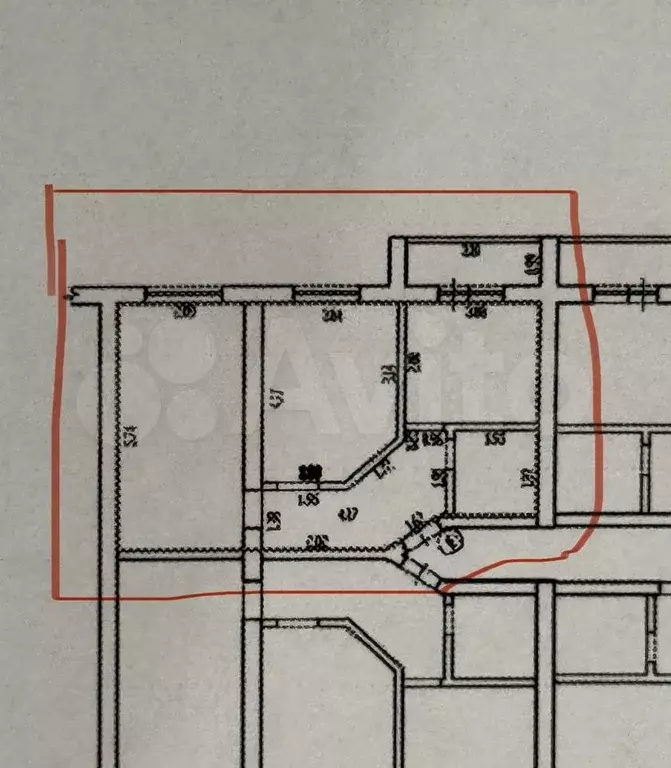 2-к. квартира, 51,5 м, 2/4 эт. - Фото 0