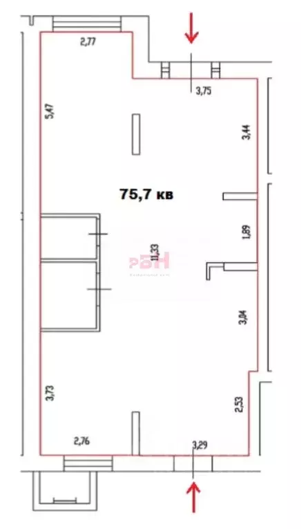 Торговая площадь в Тюменская область, Тюменский муниципальный округ, ... - Фото 2