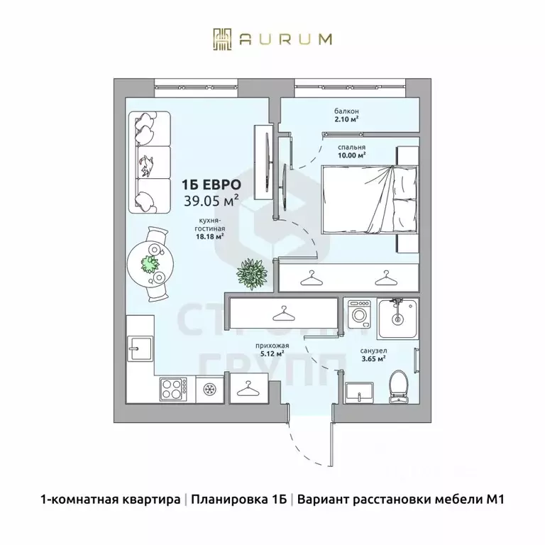 1-к кв. Владимирская область, Ковров Озерная ул., 35 (39.05 м) - Фото 0