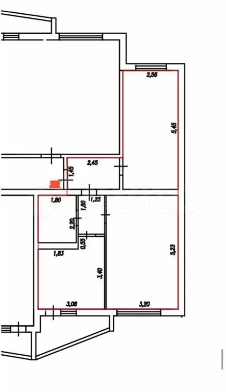 2-к. квартира, 50,1 м, 5/9 эт. - Фото 0