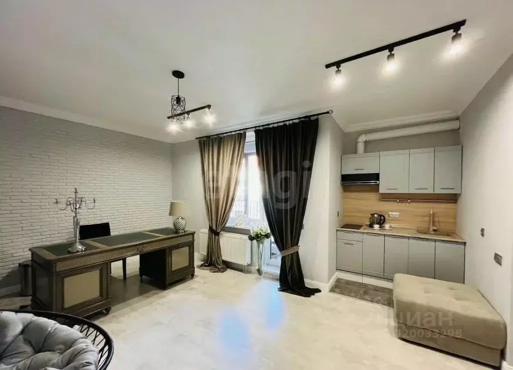 Студия Санкт-Петербург Кременчугская ул., 11К1 (32.0 м) - Фото 1