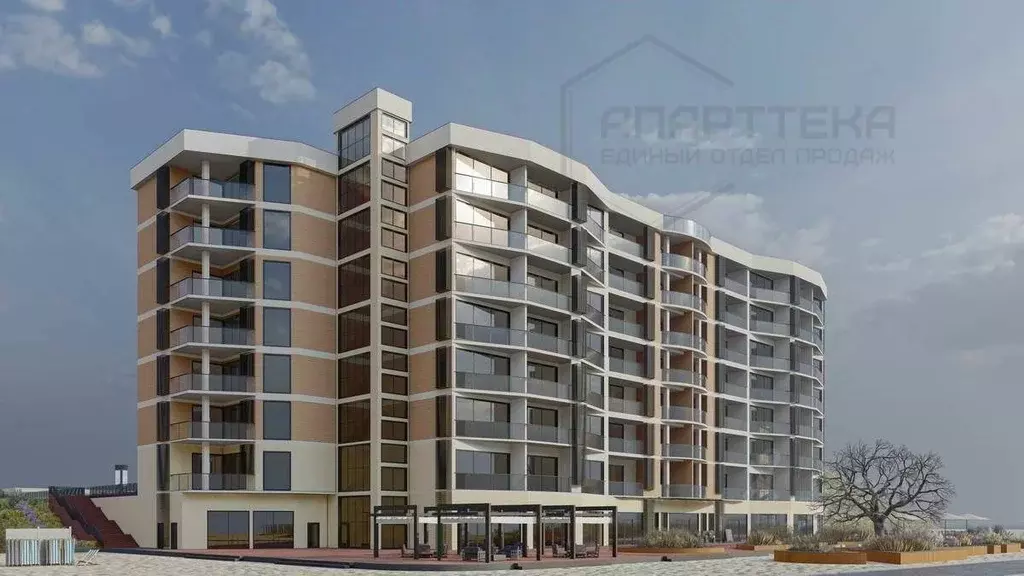 Студия Севастополь ул. Пляж Омега, 39с1 (74.09 м) - Фото 1