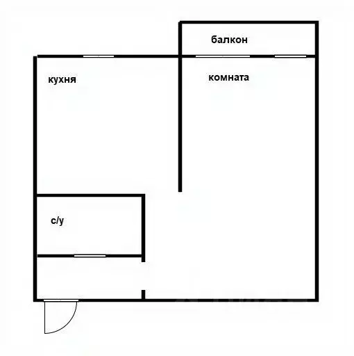 1-к кв. Приморский край, Уссурийск Владивостокское ш., 20А (29.9 м) - Фото 2