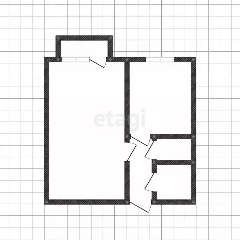 1-к кв. Иркутская область, Ангарск 19-й мкр, 10 (36.0 м) - Фото 2
