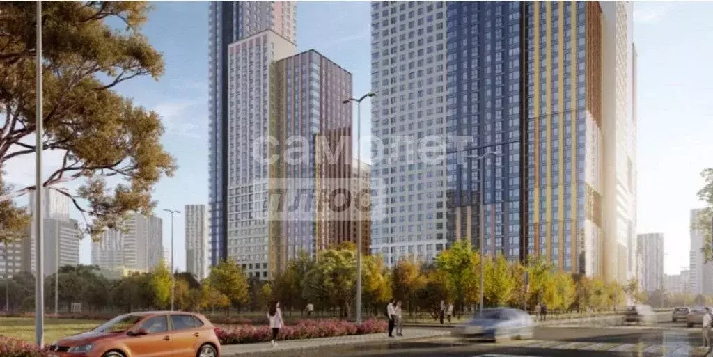 2-к кв. Москва Строительный проезд, 9 (69.2 м) - Фото 1