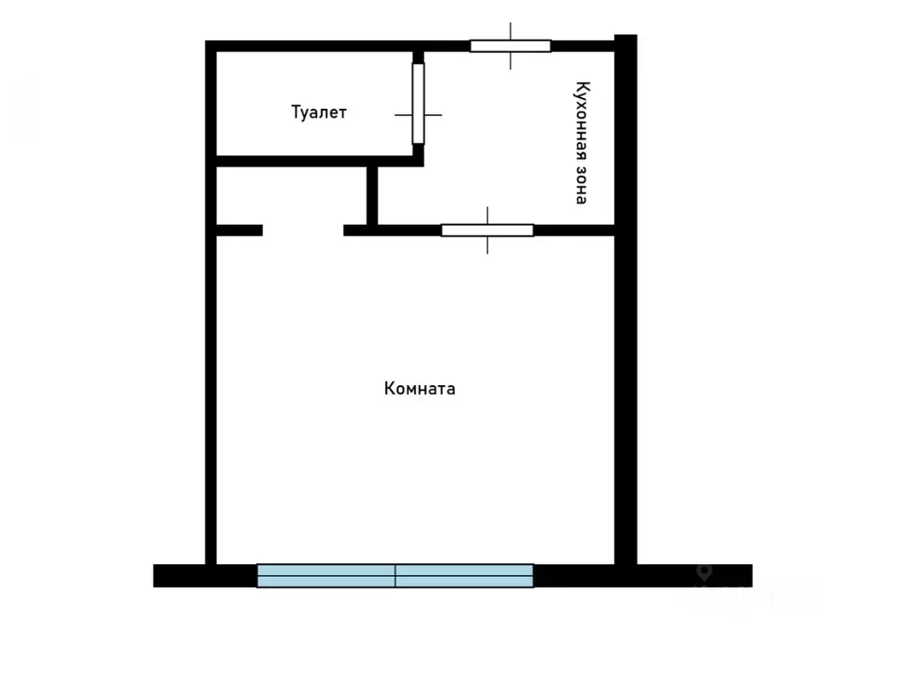 Студия Томская область, Томск Транспортная ул., 4 (12.4 м) - Фото 2