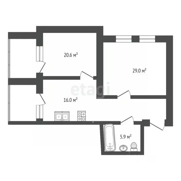 3-к кв. Пензенская область, Пенза ул. Ленина, 11 (90.9 м) - Фото 2