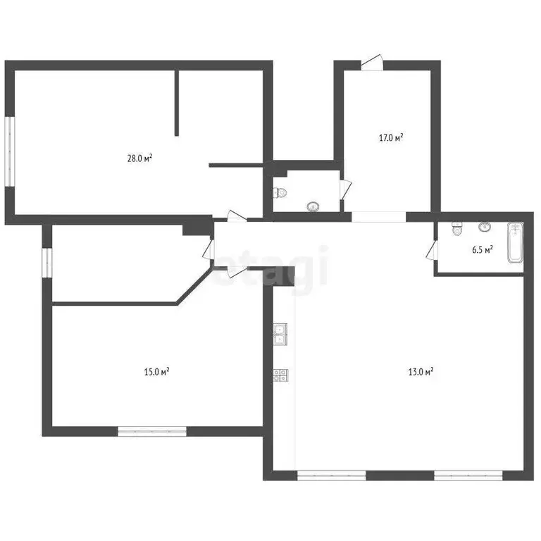 3-комнатная квартира: Петропавловск-Камчатский, улица Топоркова, 9/8 ... - Фото 1