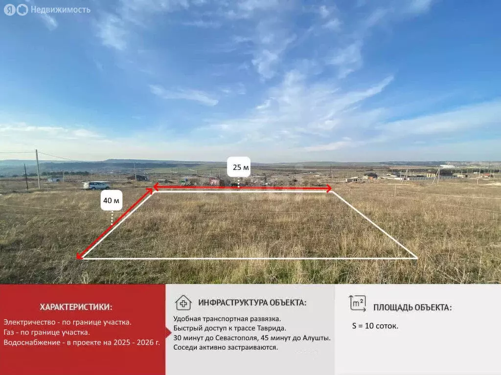 Участок в Чистенское сельское поселение, село Левадки, территория 1-й ... - Фото 2