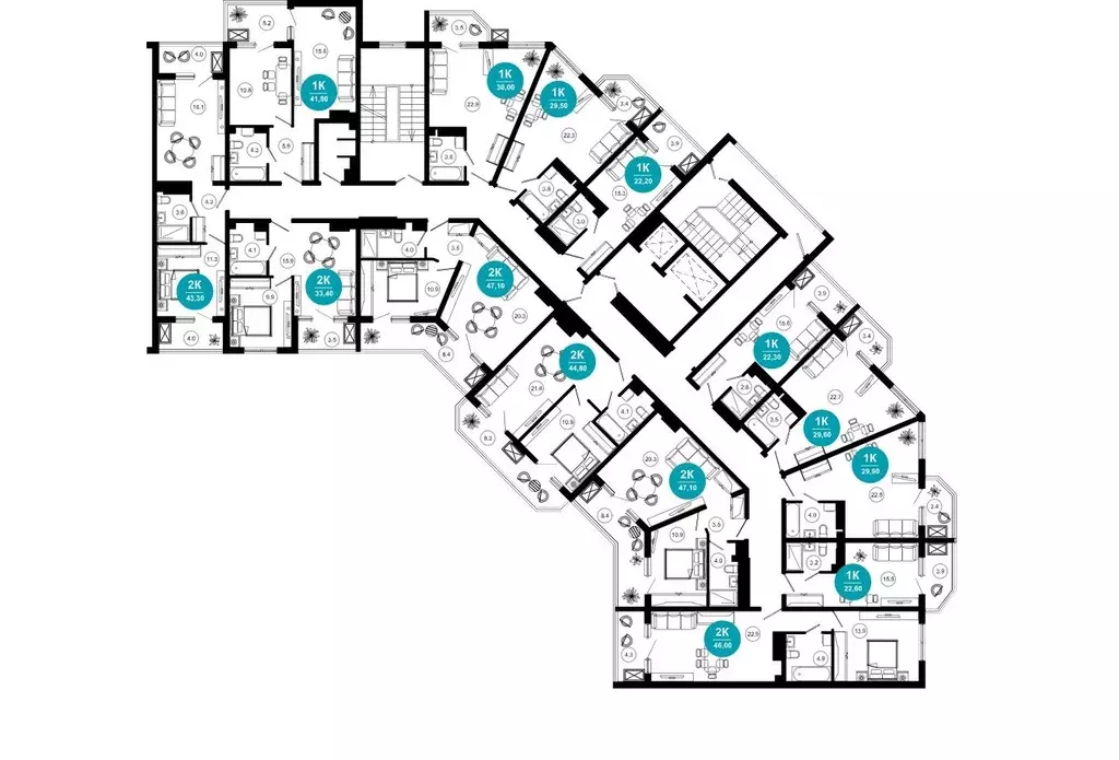 2-к кв. Краснодарский край, Сочи Адлер жилрайон, Курортный Городок ... - Фото 2