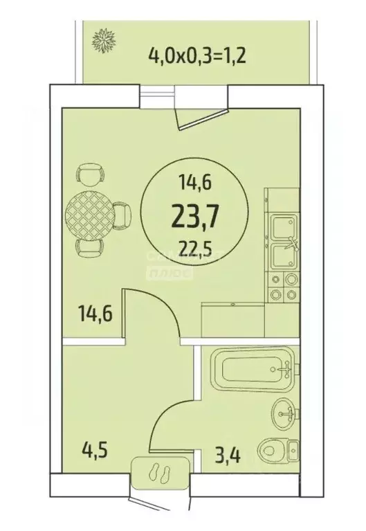 Студия Адыгея, Тахтамукайский район, Старобжегокайское с/пос, Новая ... - Фото 2