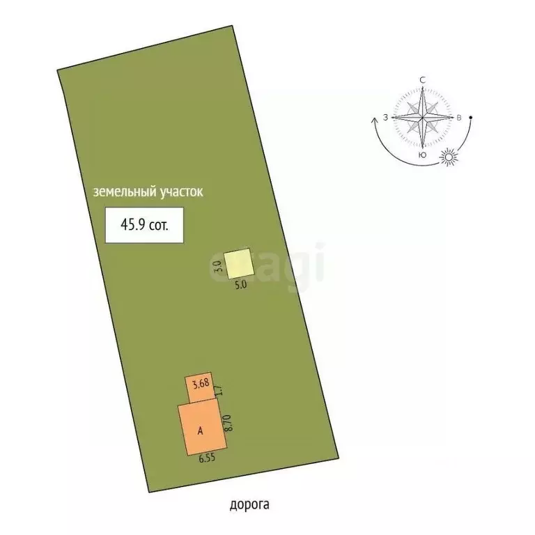 Дом в Башкортостан, Ишимбайский район, Арметовский сельсовет, с. ... - Фото 2