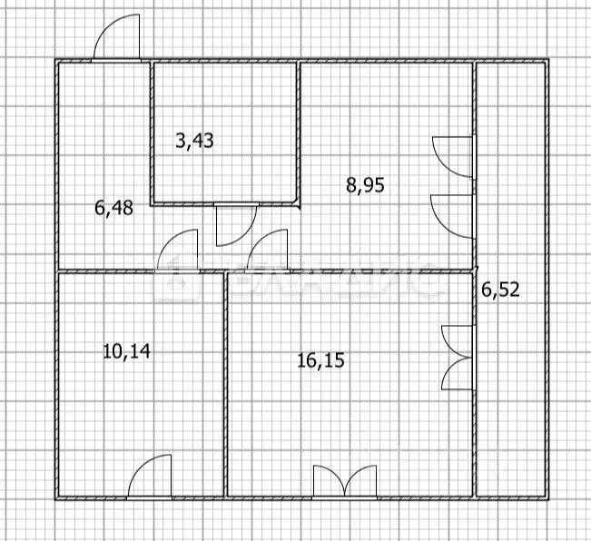 2-к кв. Смоленская область, Смоленск ул. Крупской, 54Б (56.0 м) - Фото 2