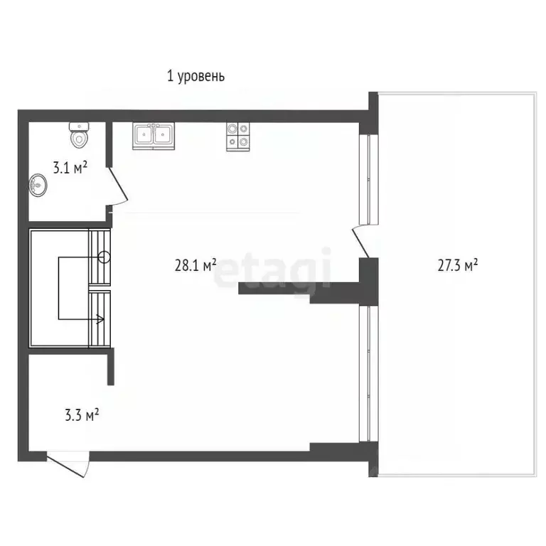 3-к кв. Тюменская область, Тюмень ул. Газовиков, 38 (167.0 м) - Фото 2
