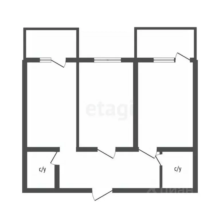 2-к кв. Иркутская область, Иркутск ул. Пискунова, 138/1 (62.4 м) - Фото 1