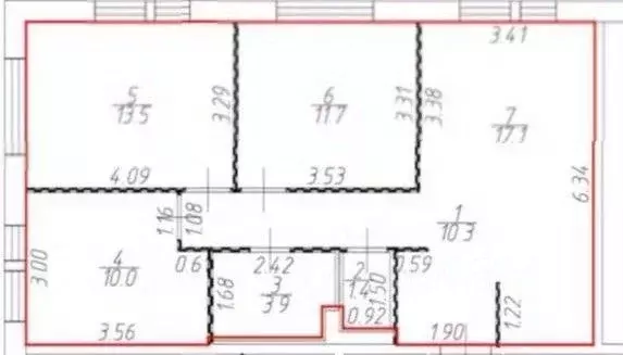 3-к кв. Московская область, Люберцы ул. 8 Марта, 18к1 (68.0 м) - Фото 2