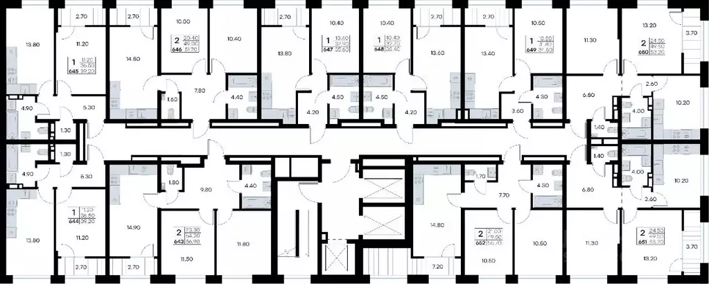 2-к кв. Приморский край, Владивосток ул. Нейбута, 135 (56.9 м) - Фото 1
