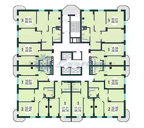 1-комнатная квартира: Новосибирск, Покатная улица, 122 (40 м) - Фото 1