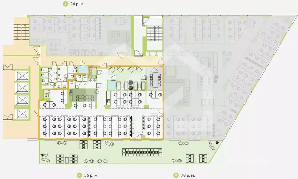 Помещение свободного назначения в Москва просп. Андропова, 10 (392 м) - Фото 2