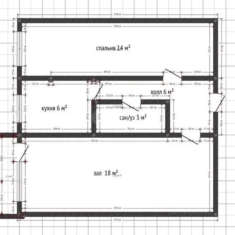 2-к кв. Адыгея, Майкоп 7-й пер., 10 (45.9 м) - Фото 2