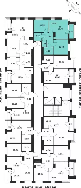 2-к кв. Тульская область, Тула городской округ, с. Осиновая Гора ул. ... - Фото 2